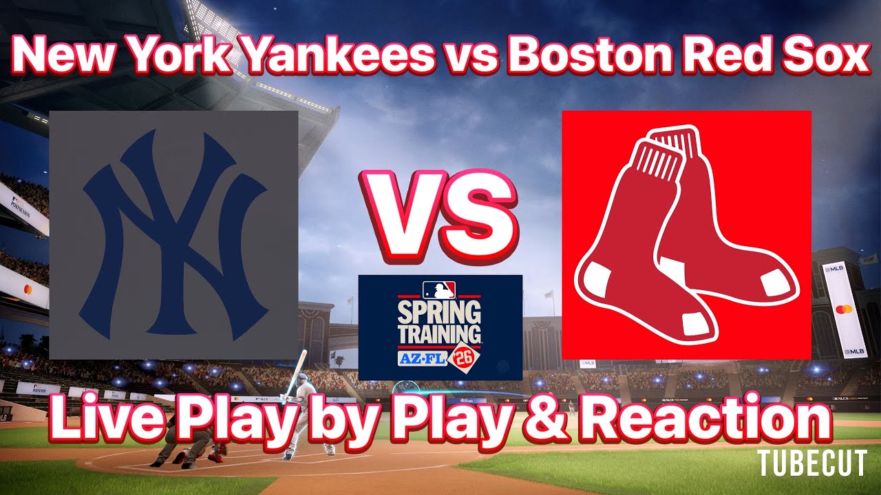 New York Yankees vs Boston Red Sox live play by play and reaction