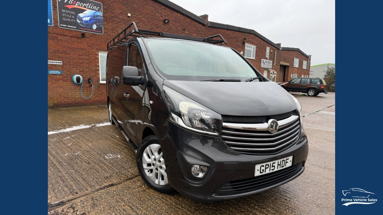2015:15 Vauxhall Vivaro 1.6 CDTi 2900 BiTurbo ecoFLEX Sportive L2 H1 Euro 5 (s/s) (120 ps)