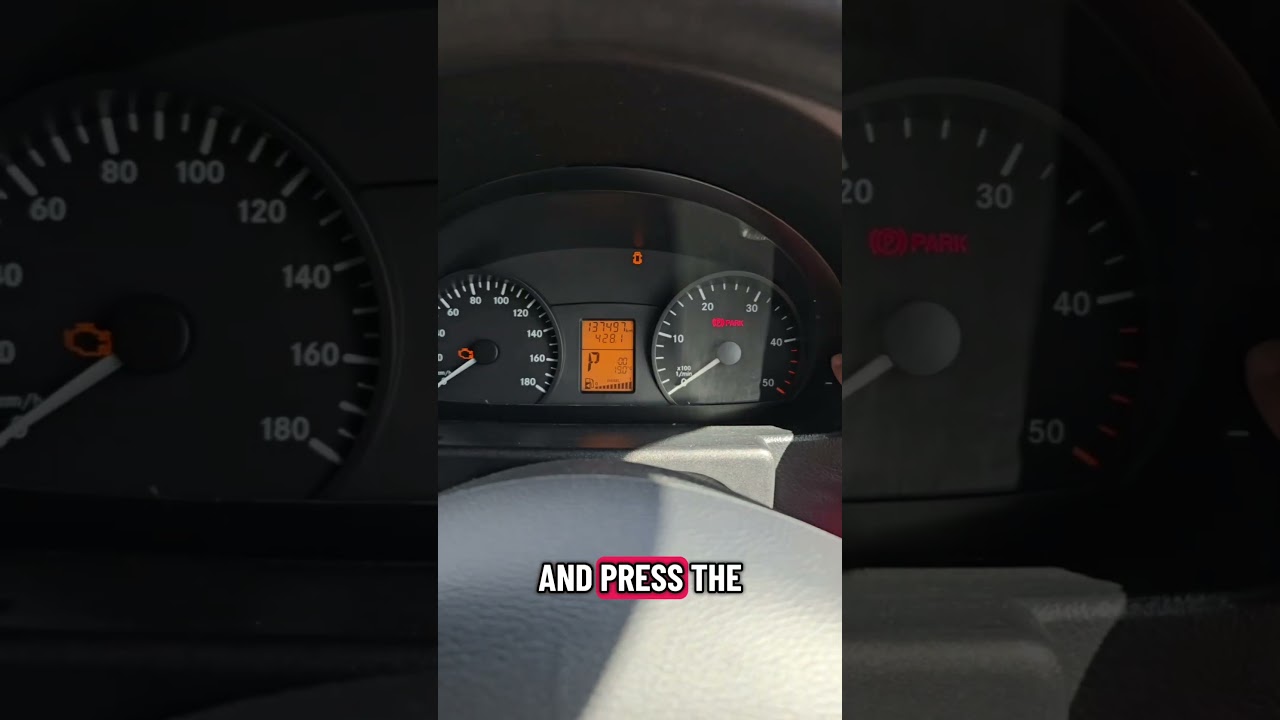 Цифровой спидометр Mercedes Sprinter / Настройка часов и другие советы #mercedessprinter
