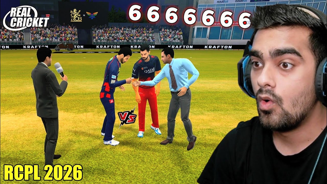 IPL Auction 2026! 7 Balls 7 Sixes RCB Vs LSG Real Cricket (Hardcore Mode)