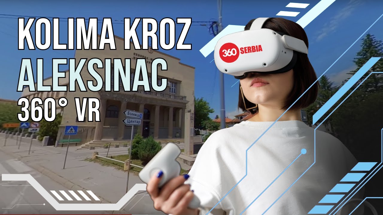 Vožnja kroz Aleksinac u 360°