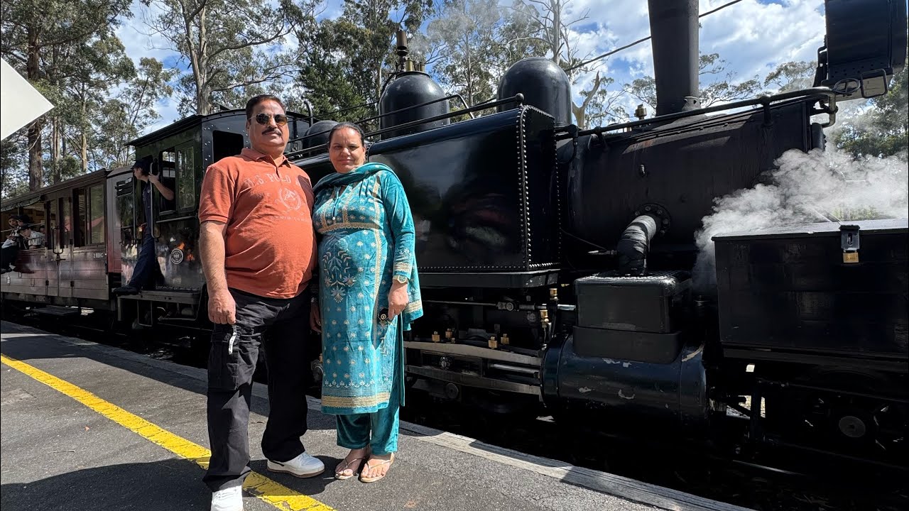 Puffing Billy with my parents — moments I’ll remember forever 🚂❤️🇦🇺