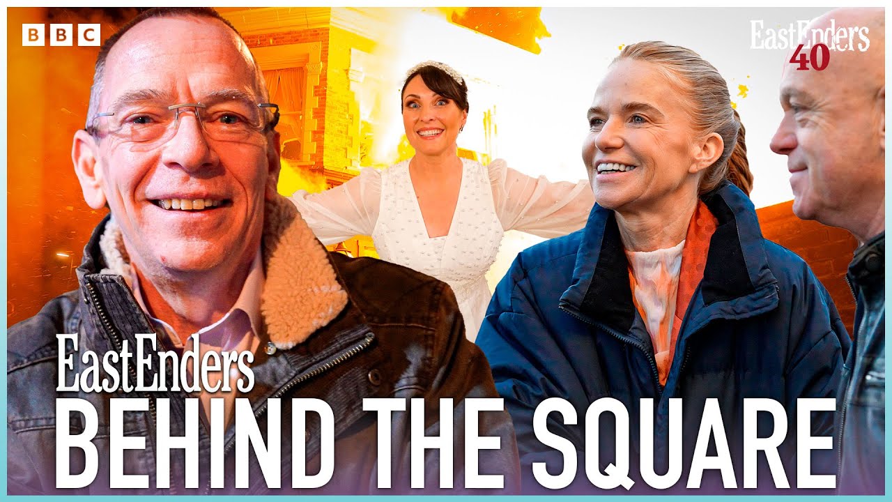 Behind EXPLODING The Queen Vic! | Behind The Scenes | EastEnders