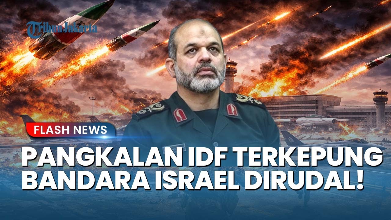 OPERASI TP4 IRAN SUKSES! Pangkalan IDF Terkepung dan Langit Israel Membara Akibat Hujan Bom Klaster