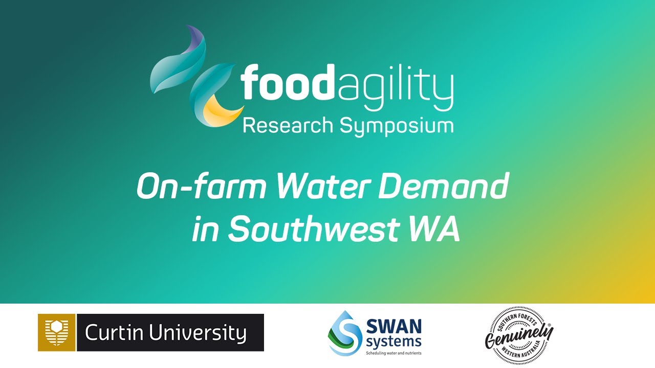 On-farm Water Demand in Southwest WA