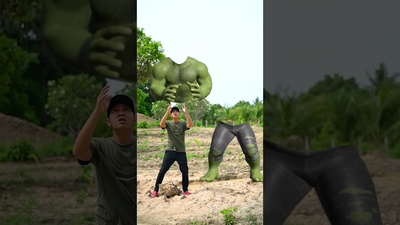 Hulk Body Parts Flying Matching Game #shorts #Funny #vfx