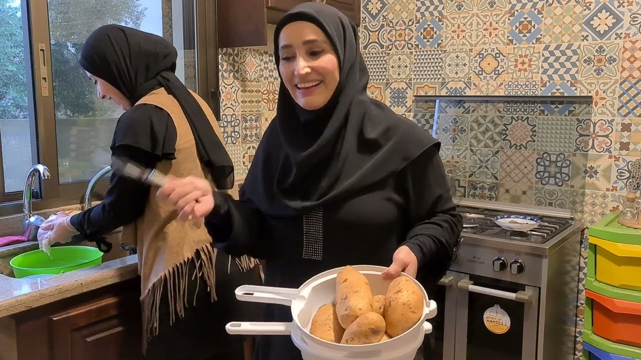 زارتني سلفتي أميرة و عملنا أطيب أكل😉👌