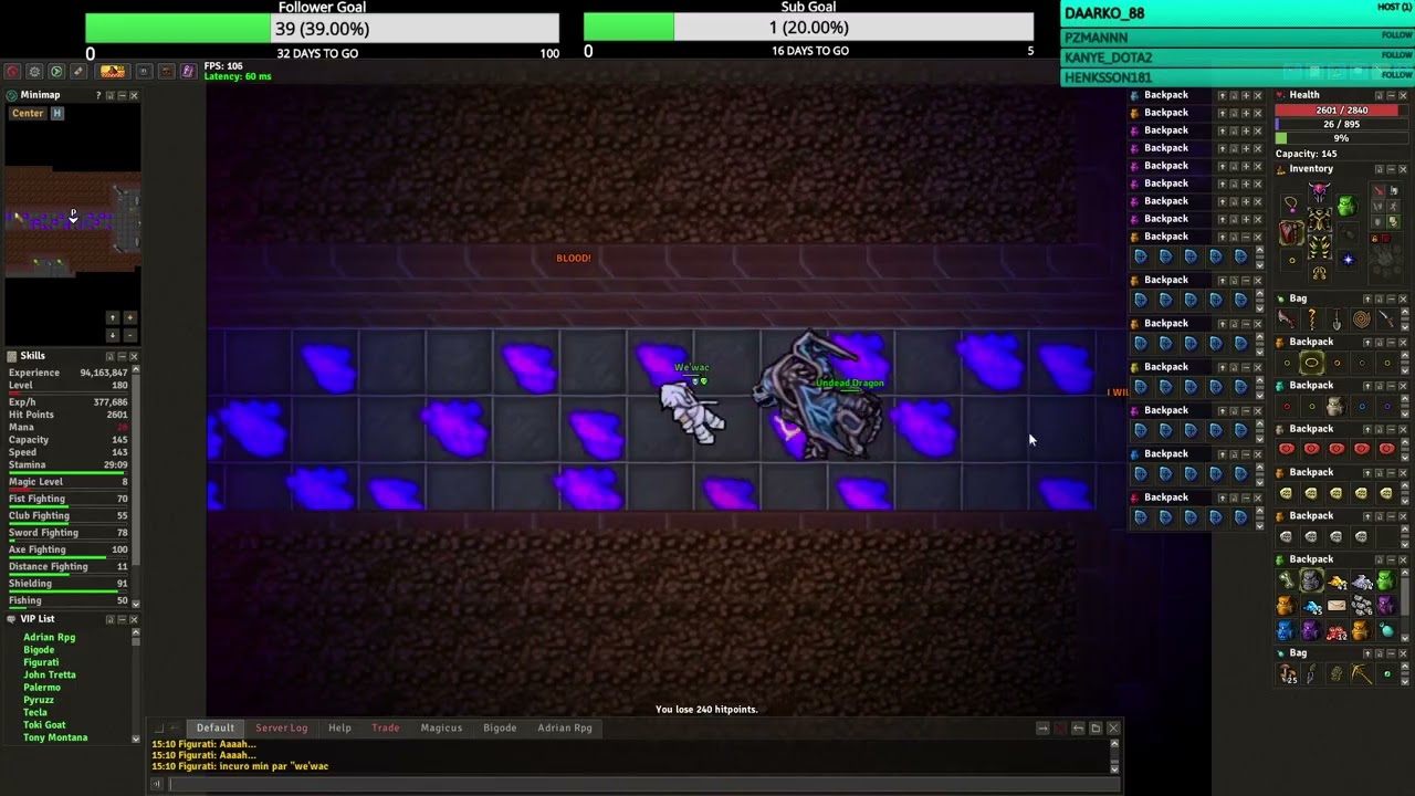 Medivia.Online - undead dragon we'wac