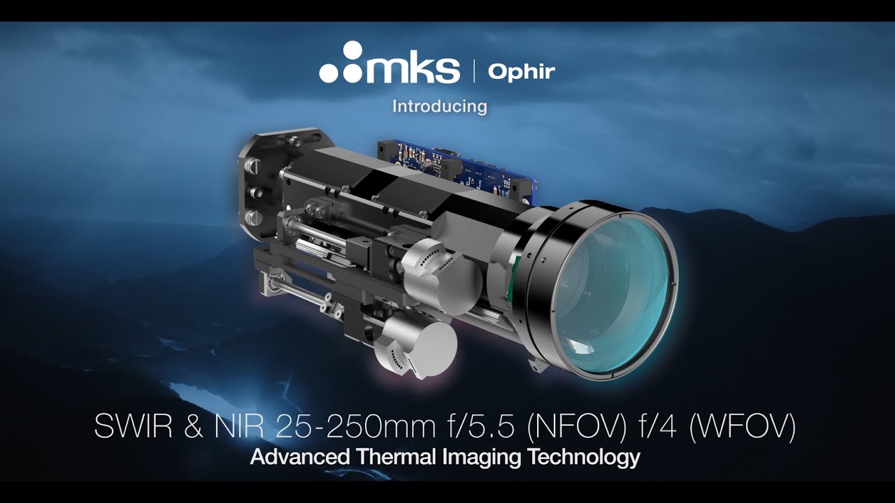 Ophir SWIR NIR 25-250mm: low-SWaP, long-range, continuous zoom for SXGA 5µm detectors