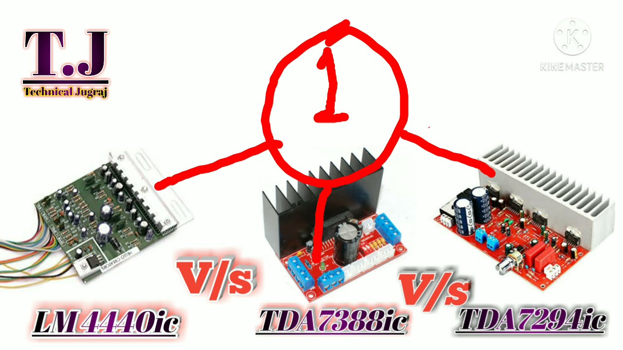 TDA7294ic vs Tda7388ic vs 4440ic Board Compression || Best Budget Amplifier ic Technical jugraj