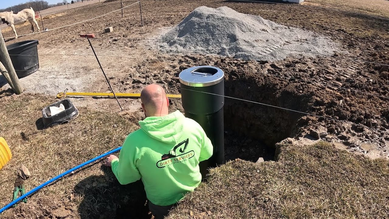 Installing a Bar Bar A Horse & Livestock Waterer