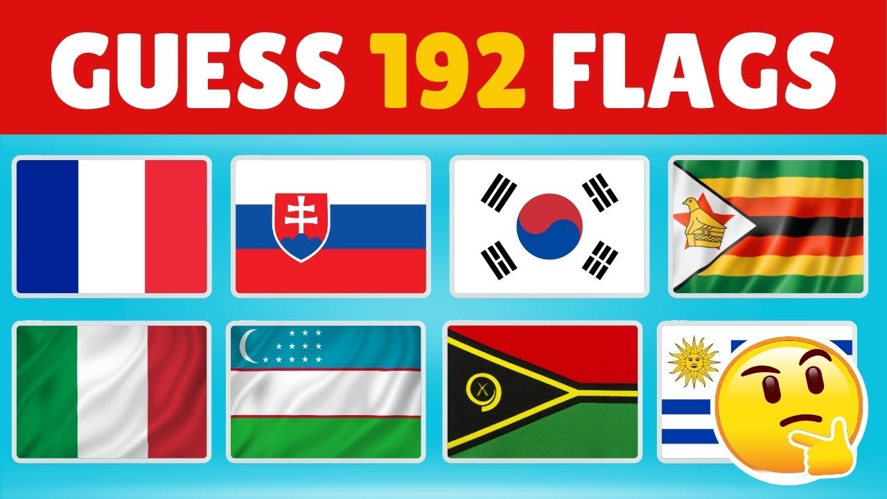 🚩Guess the country by the Flag Quiz 🌏 | All world Flag Quiz 🧠🤔