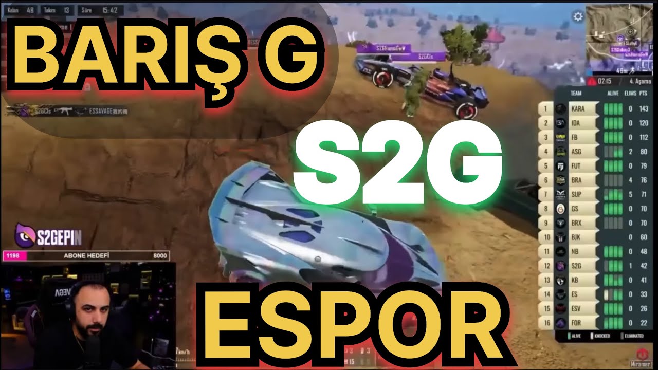 🔥 Barış G  S2G Espor Turnuva Ma&ccedil;ını İzliyor ve Yorumluyor! O &Ouml;nemli Anlar 