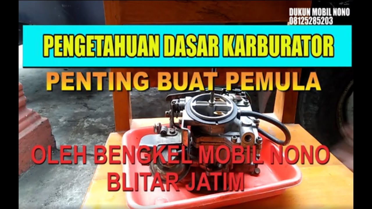 Cara kerja Karburator dobel barel arus turun