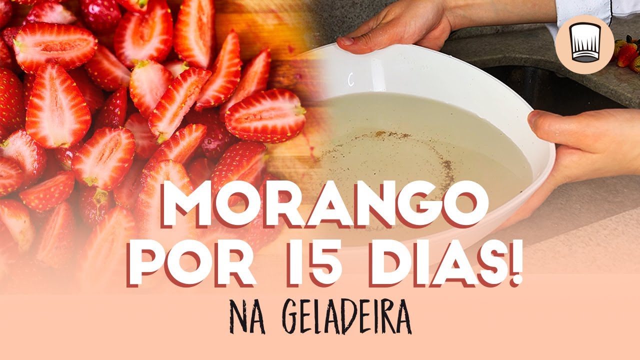 Como fazer o morango durar? | Morango sem soltar água no bolo e fresco na geladeira por 15 dias