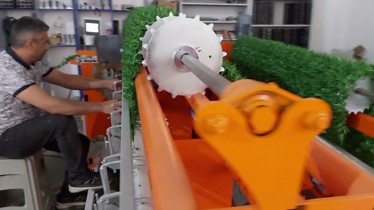Çim çit örme makinesi-grass fence knitting machine kontelmak machine contact +90506 400 83 56
