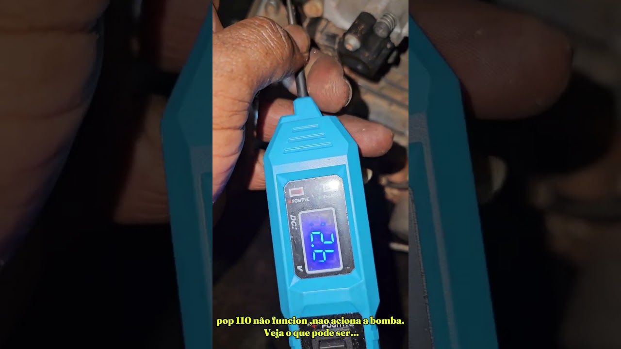 Pop 110 sem funcionar ,não aciona bomba de combustível,sem centelha na vela. Veja o que pode ser!!!