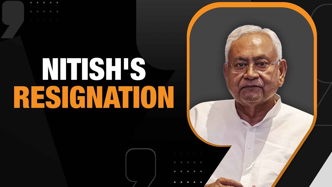 Bihar Political Turmoil: Nitish meets the governor and submits resignation | News9