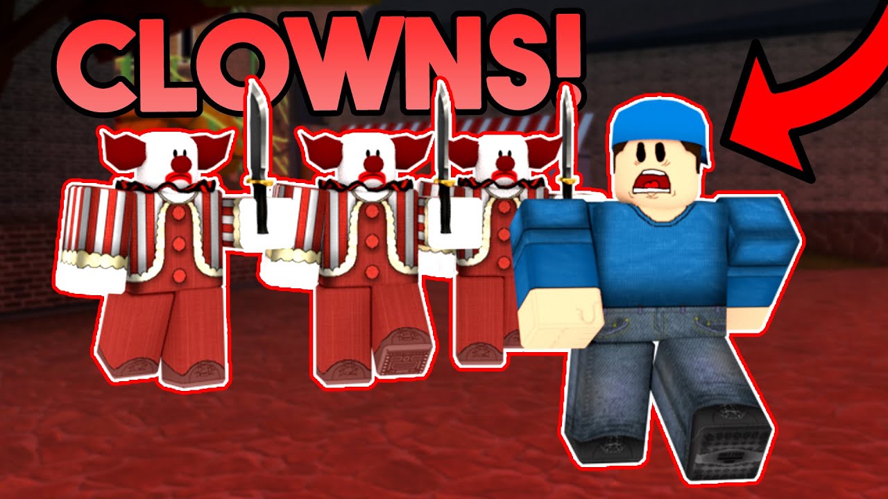 Surviving KILLER CLOWNS In ARSENAL! (ROBLOX)