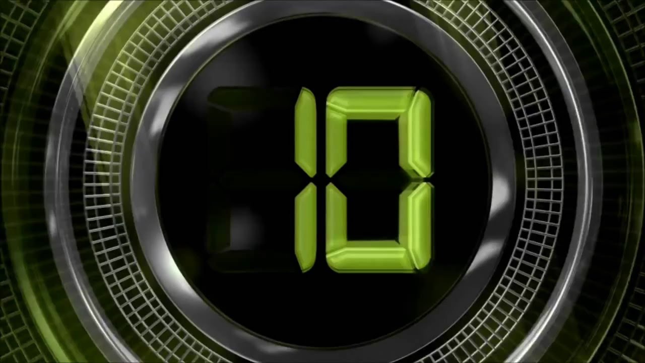 Cool Countdown 10,9,8,7,6,5,4,3,2,1