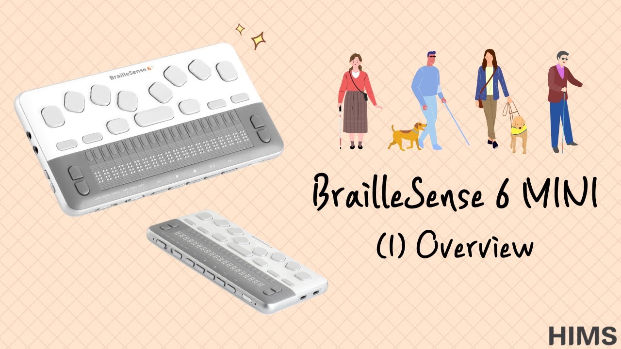 BrailleSense 6 MINI Overview