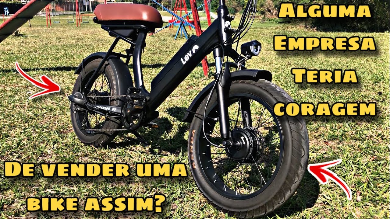 BIKE ÚNICA NO BRASIL| Lev Cruiser com 2 MOTORES 48 Volts [2x 350W]