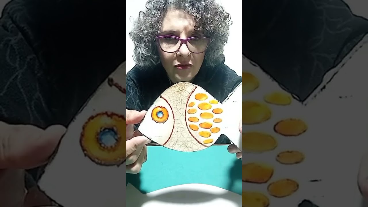 #clasesenvivo Tríptico de peces - Delia Di Giorgio - Artistica Monitor