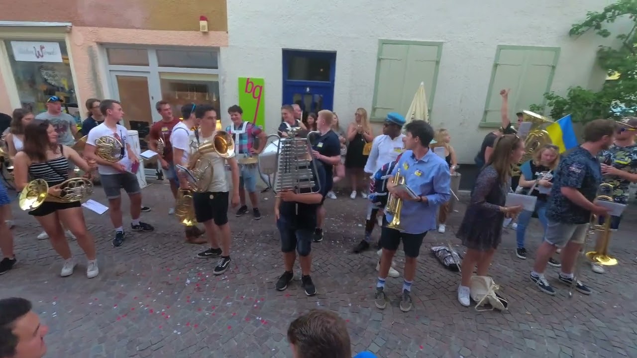 Biberacher Schützenfest 2022 - Kleine Schützenmusik - Bines Wohnzimmer - Gassenständchen