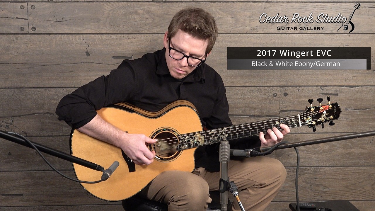 2017 Wingert EVC (Black and White Ebony/German Spruce) played by Matt Thomas