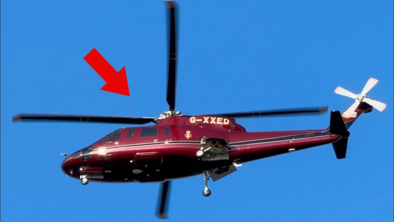 The King Arrives in a &pound;15 MILLION Helicopter at Buckingham Palace 👑 