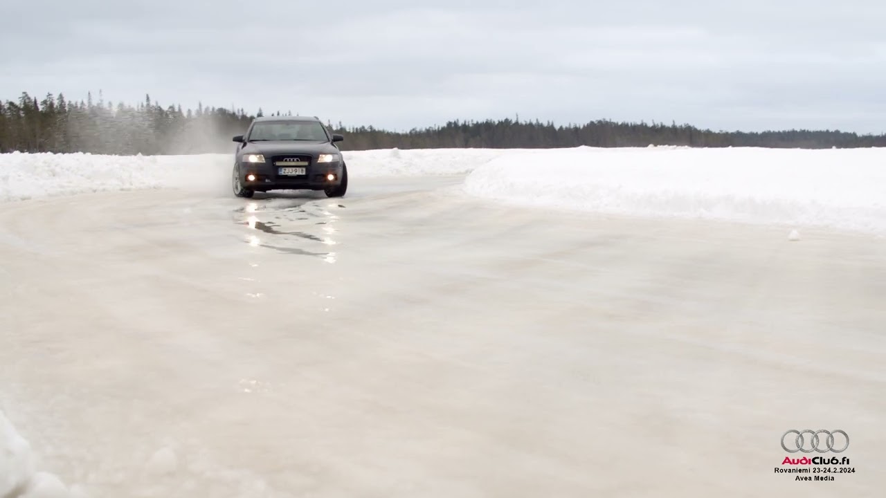 Audiclub Finland ice track event Rovaniemi 2024 - versio 2