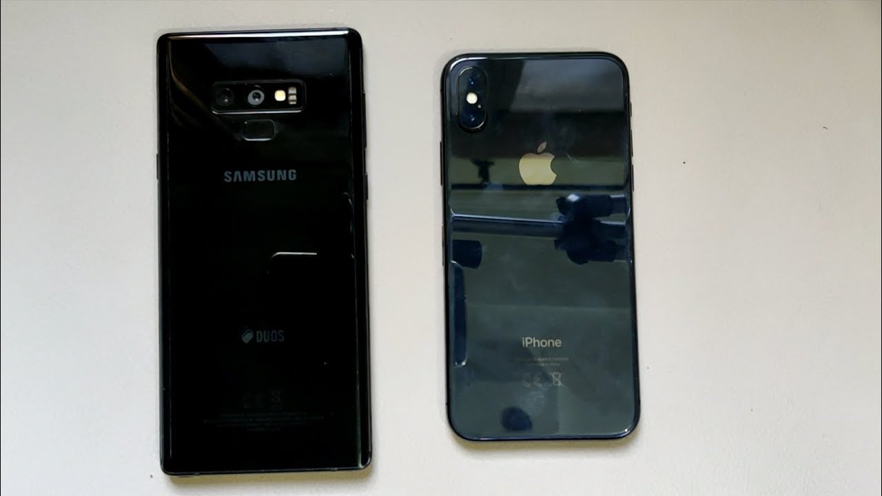 Samsung Note 9 Vs iPhone x Speed test! Exynos 9810 vs A11 bionic