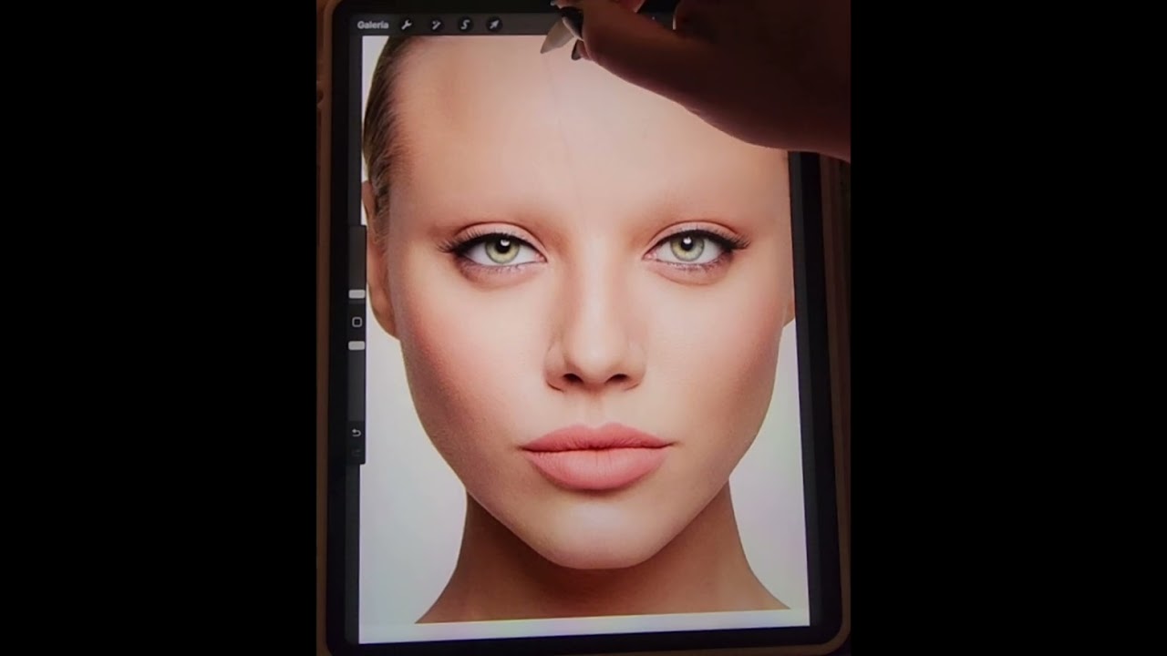 Cómo usar Procreate , para diseñar trazos de cejas