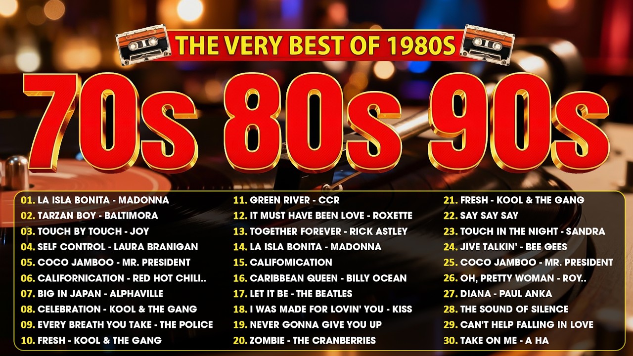 &Eacute;xitos Inolvidables De Los 80 - Musica De Los 80 y 90 En Ingles-Las Mejores Canciones De Los 80 Y 90