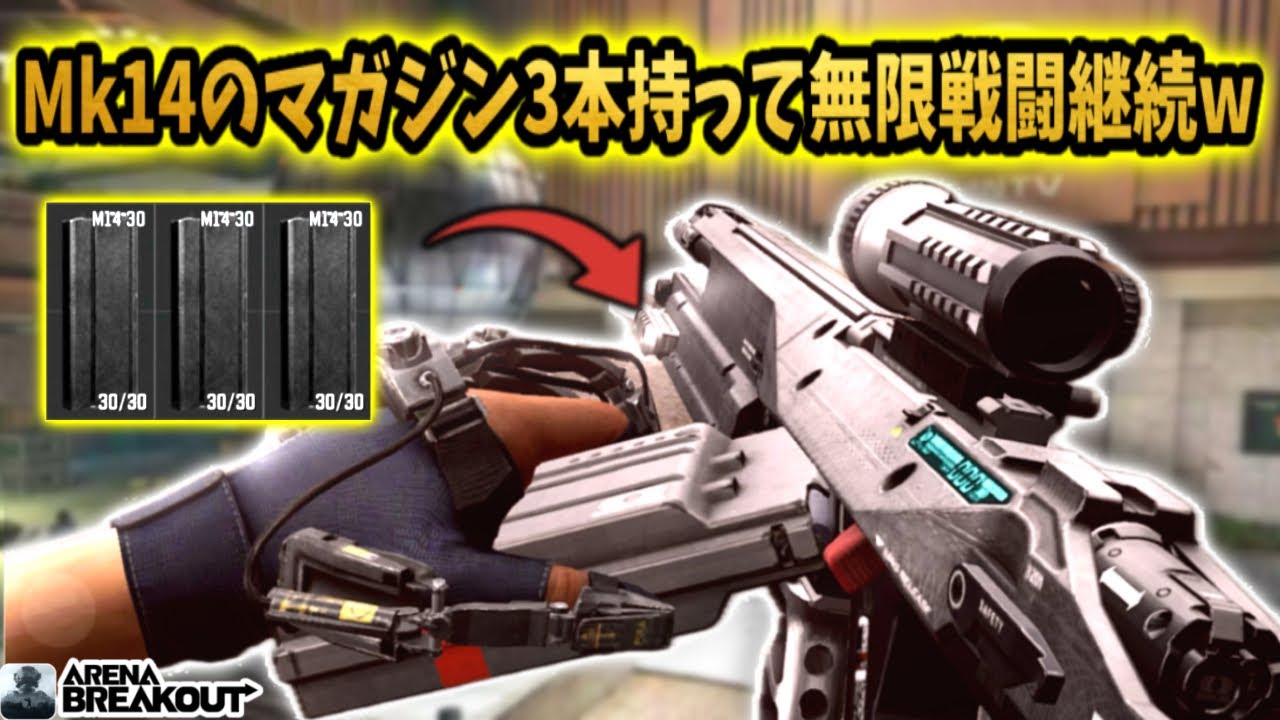Mk14のマガジン3本に増やして無限継続戦闘して3分で10キルフリーきたwww       