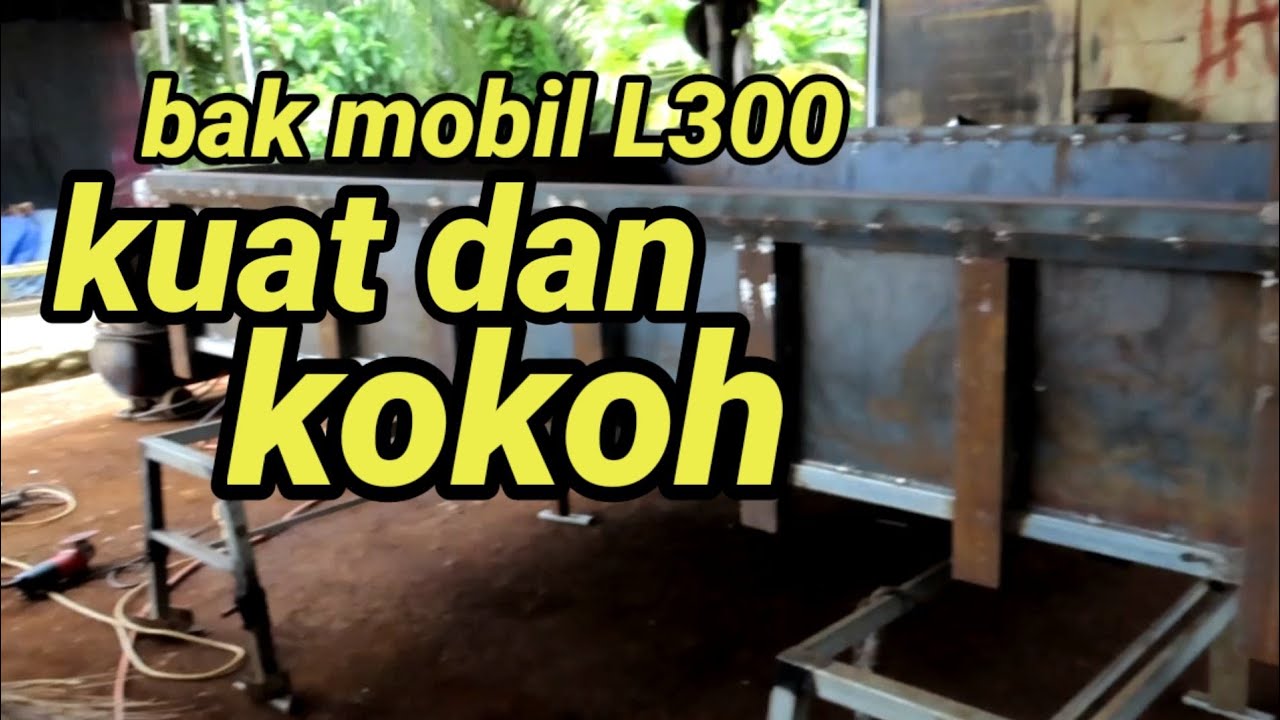 CARA MEMBUAT BAK MOBIL L300//PLAT 3MM
