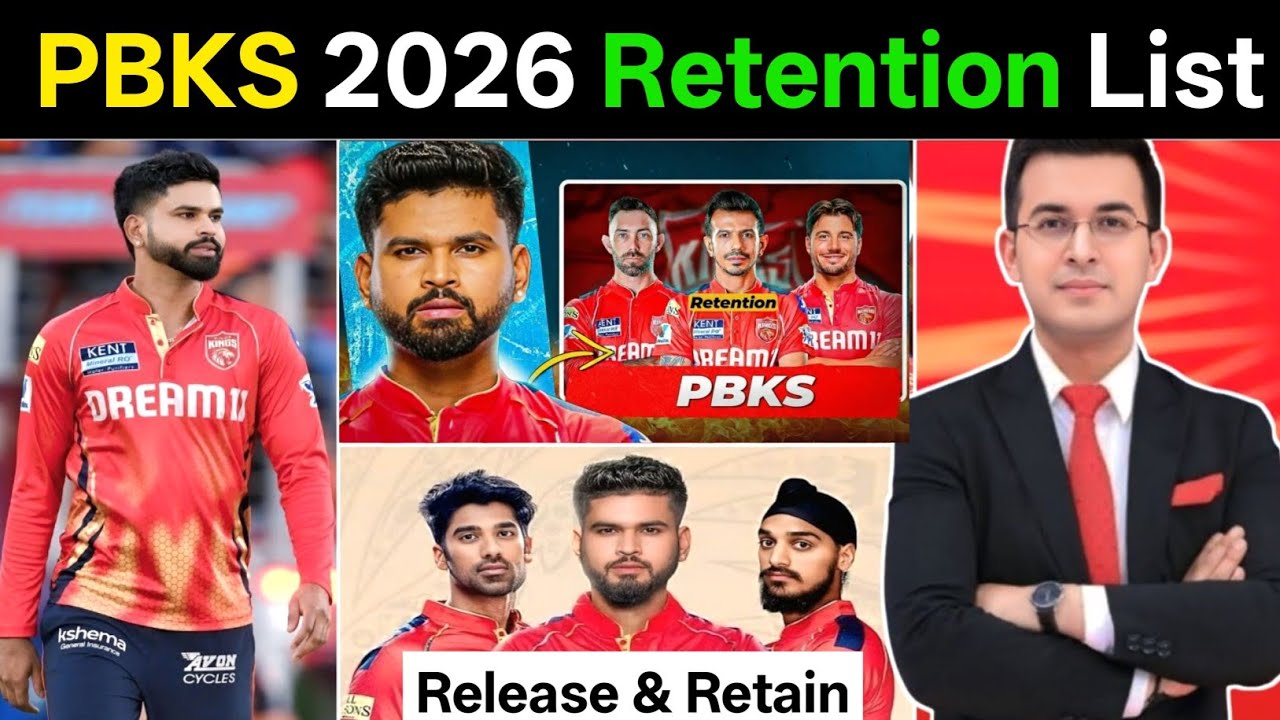 IPL 2026 Punjab Kings Retention & Release players List | पंजाब किंग्स हुई IPL 2026 के लिए तैयार | 