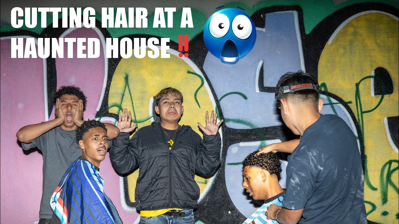 HAUNTED HOUSE HAIRCUT CHALLENGE!!!!