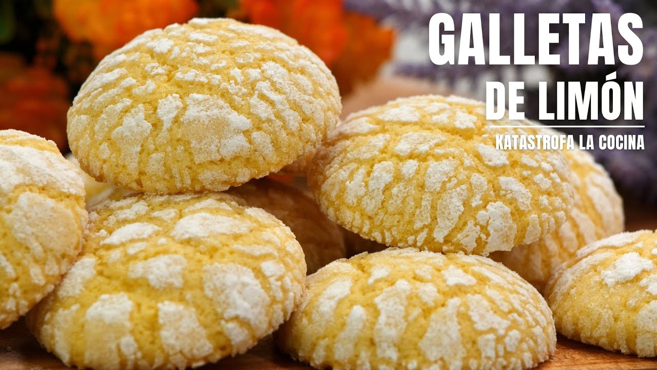 Galletas de limón, una receta fácil y rápida de galletas suaves y húmedas que te encantaran