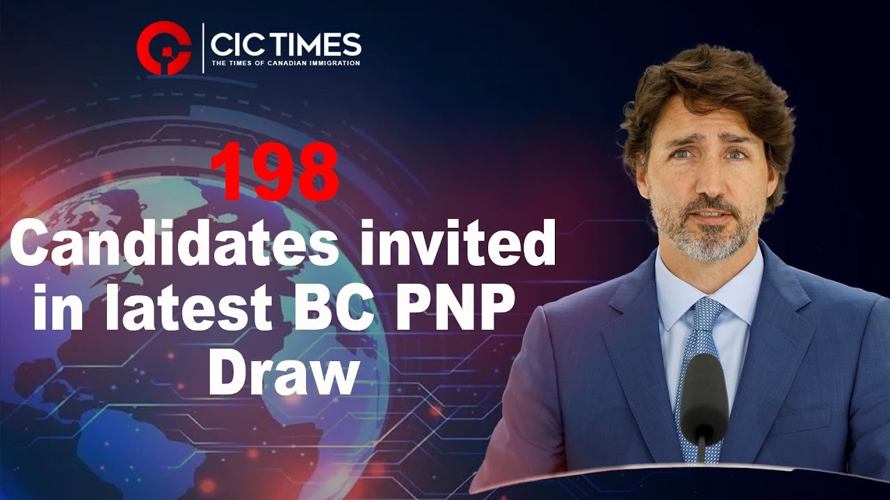 198 candidates invited in latest BC PNP Draw - CIC Times - Canada Immigration News