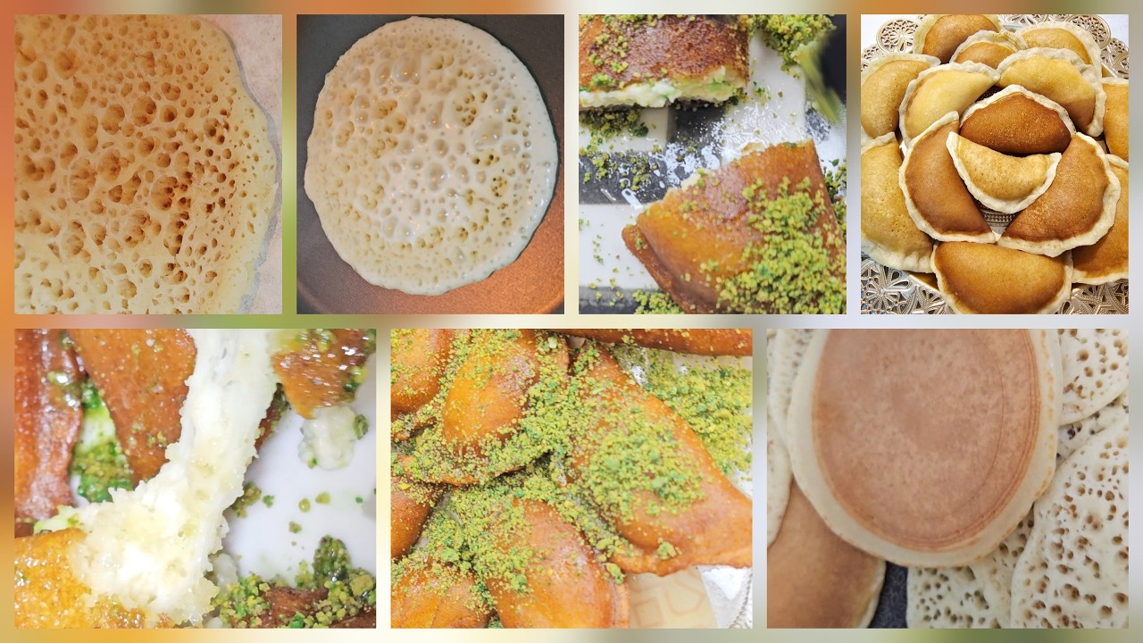 عجينة القطايف الاصلية ناجحة من اول قطعة 😍مع خطوات مهمة📢 للقرشة والكنار الابيض👌#اكسبلور #قطايف #food 