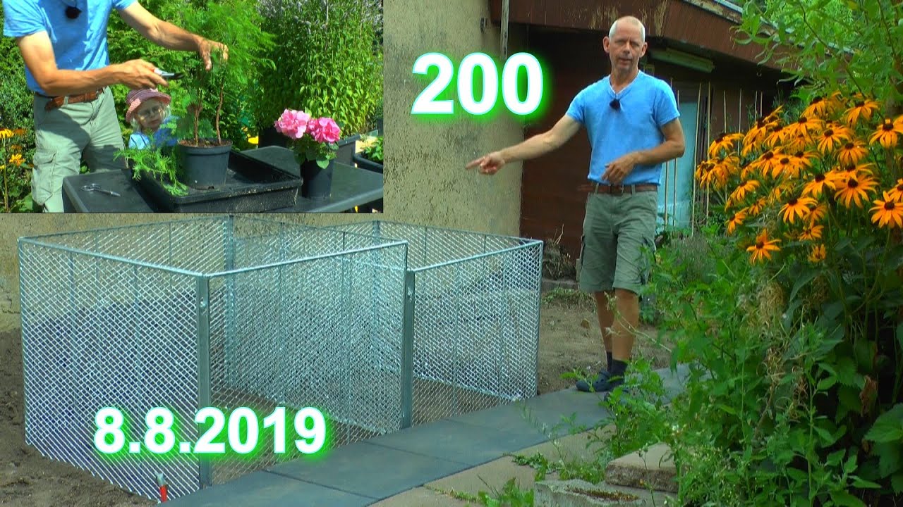 Ab in den Garten Mammutbaum neues Projekt und Hochbeete neues Projekt der Aufbau