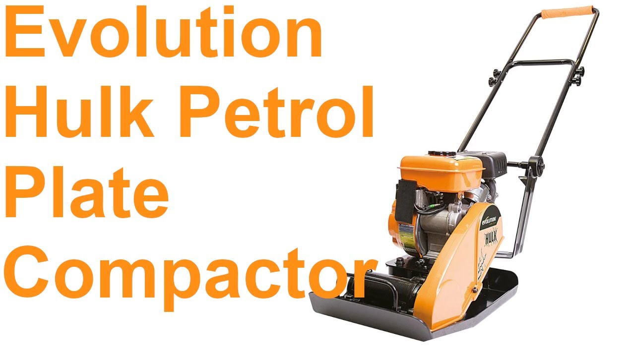 Evolution Hulk Petrol Plate Compactor - Unboxing and Test