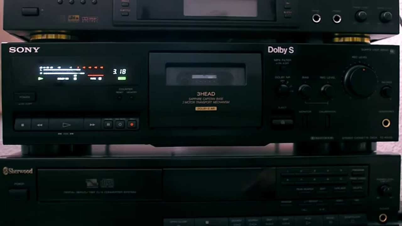 SONY TC-K615S 3 Head Tape Deck Dolby S