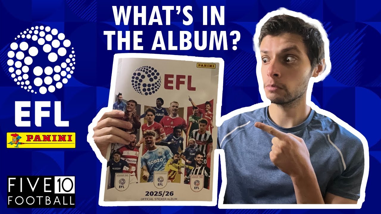 Распаковываем НОВЫЙ альбом наклеек Panini EFL!
