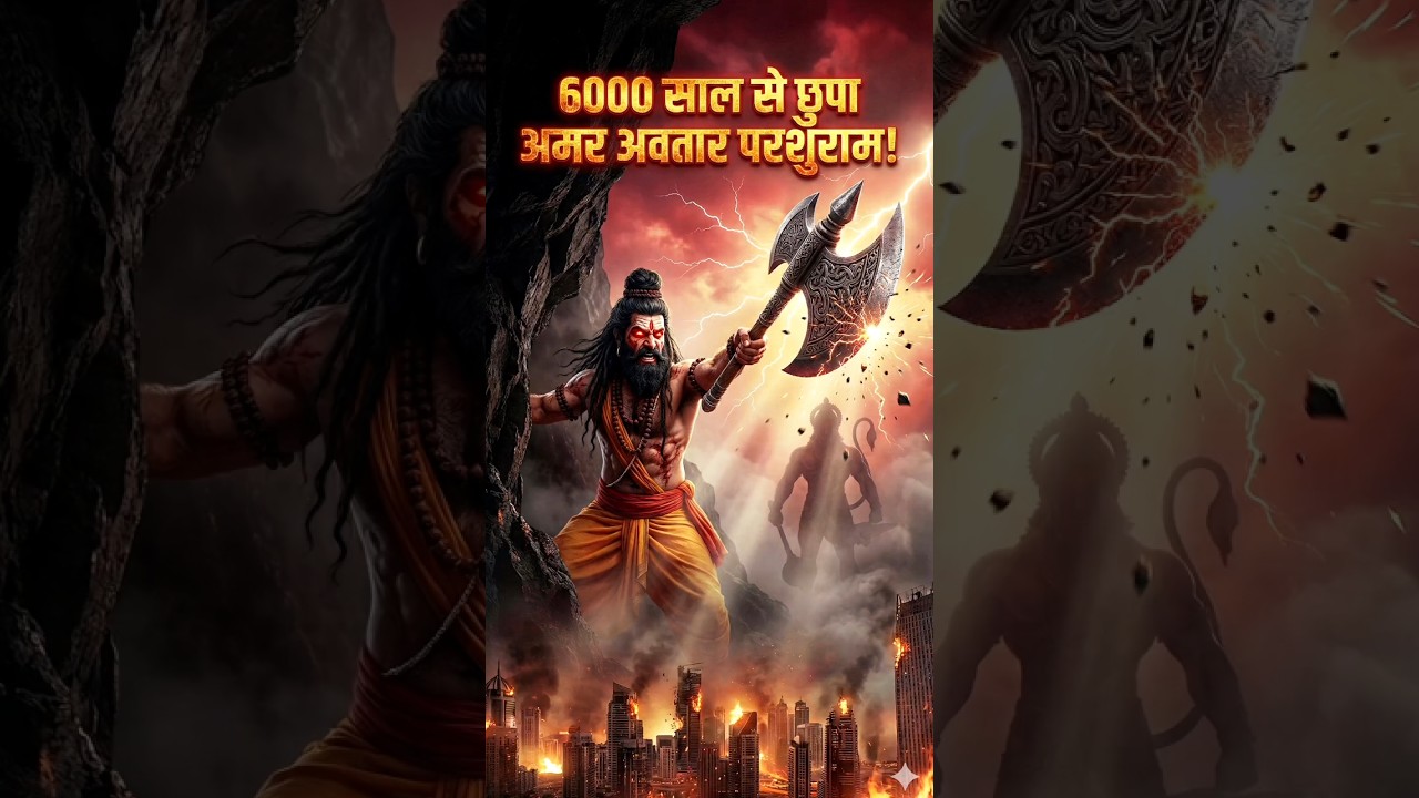 परशुराम का वो श्राप जो आज भी जीवित है 😨 | 6,000 साल बाद कहाँ छुपा है यह अवतार? #shorts #facts