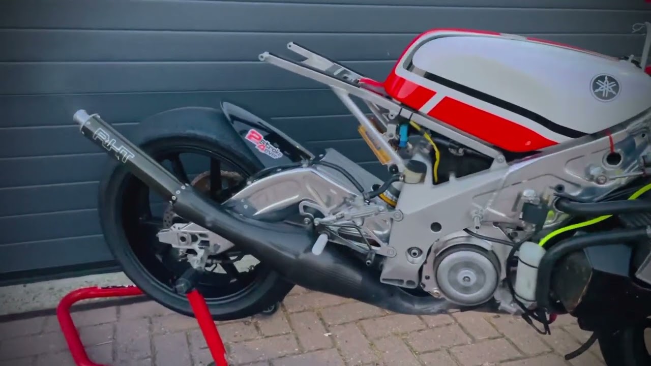 Yamaha TZ250 5KE first start after rebuild 06-2023
