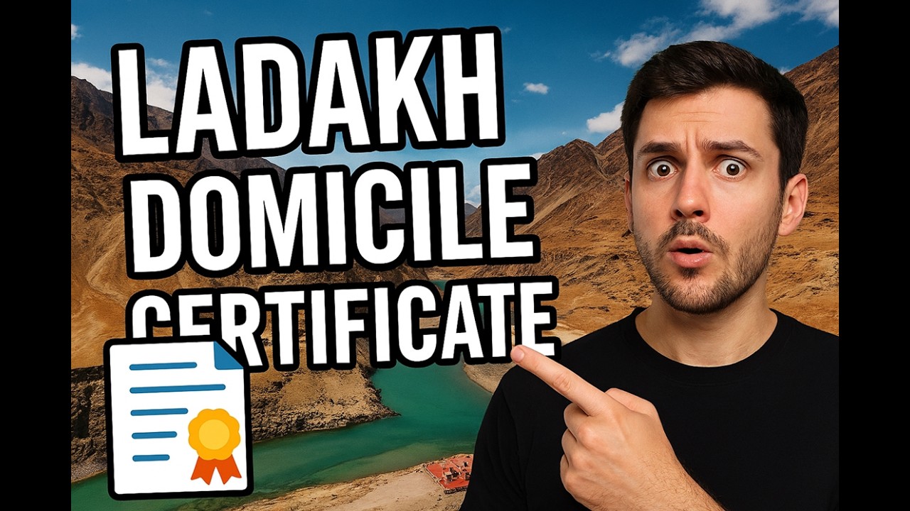 - How to get Ladakh Domicile certificate online? Ladakh Domicile Certificate Online kaise kare?