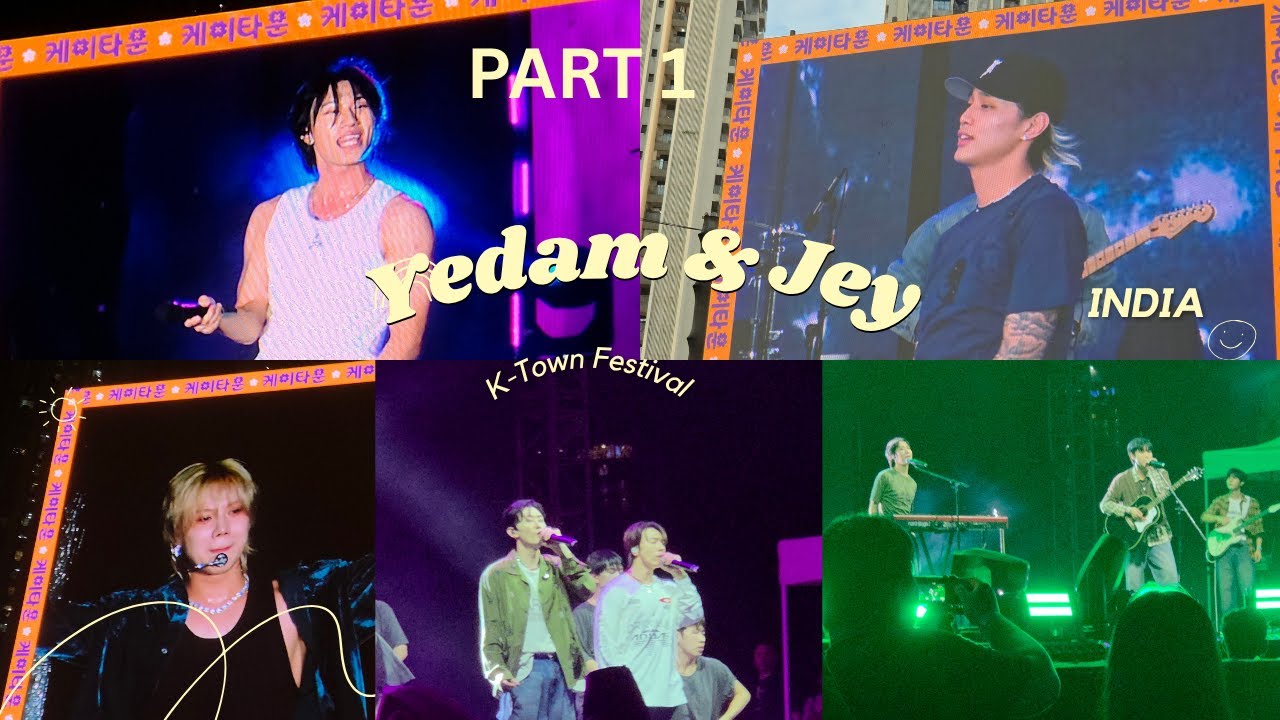K-TOWN FESTIVAL INDIA 2025, Part 1 - Jey, Yedam in India