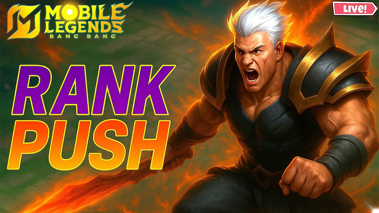 Mobile Legends Live | Ranked Push #MOBA55GoldenMonth #MOBA55Creator Epic to Mythic Intense Gameplay